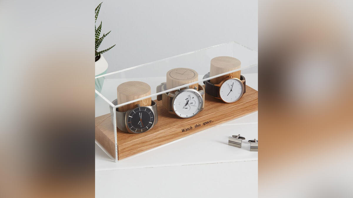 5. Personalized watch stand
