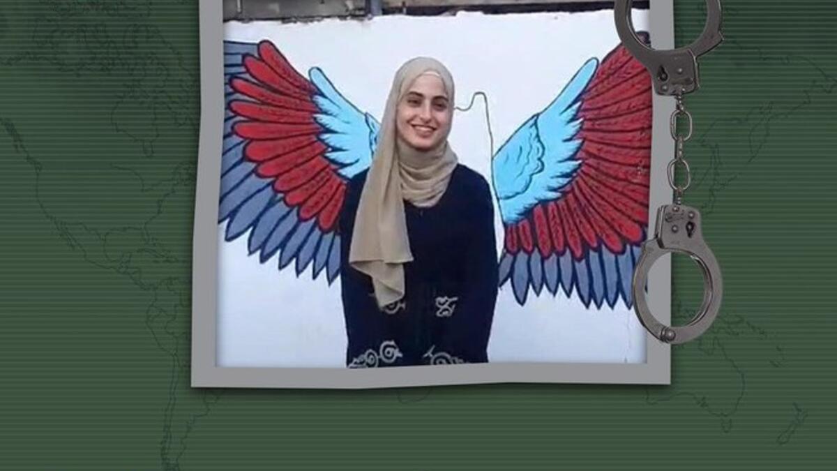 The Palestinian icon Muna al-Kurd is FREE after being detained today morning by Israeli occupation forces for leading #SaveSheikhJarrah campaign.