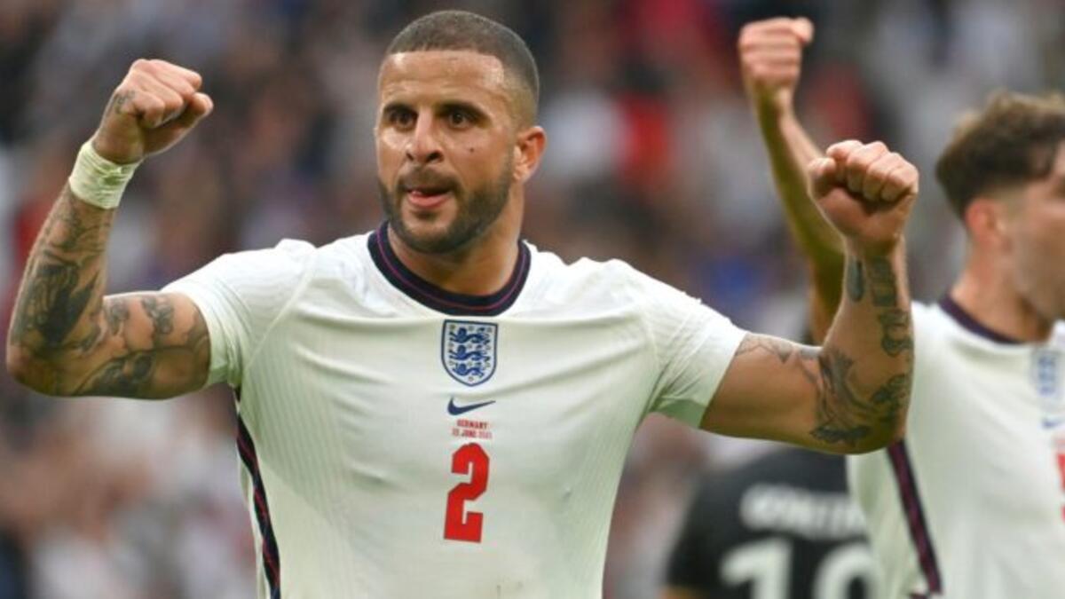 الظهير الأيمن الإنجليزي كايل ووكر