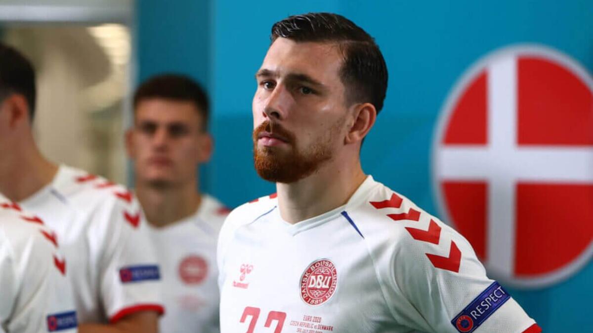 لاعب الوسط الدنماركي بيير إيميل هويبيرغ