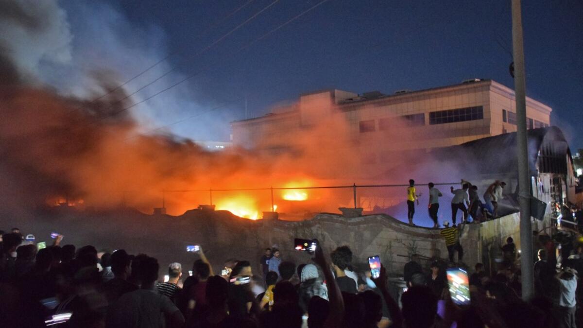 Iraqis Mourn Victims in Covid-19 Facility Hospital Fire