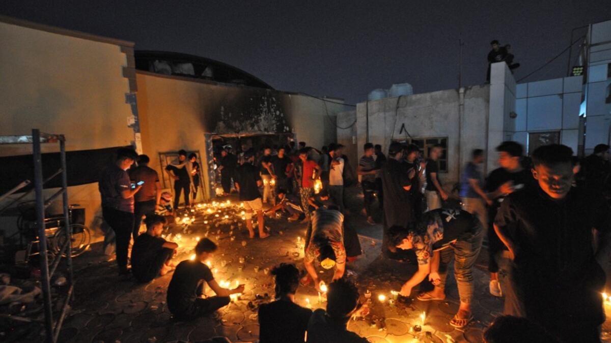 Iraqis Mourn Victims in Covid-19 Facility Hospital Fire