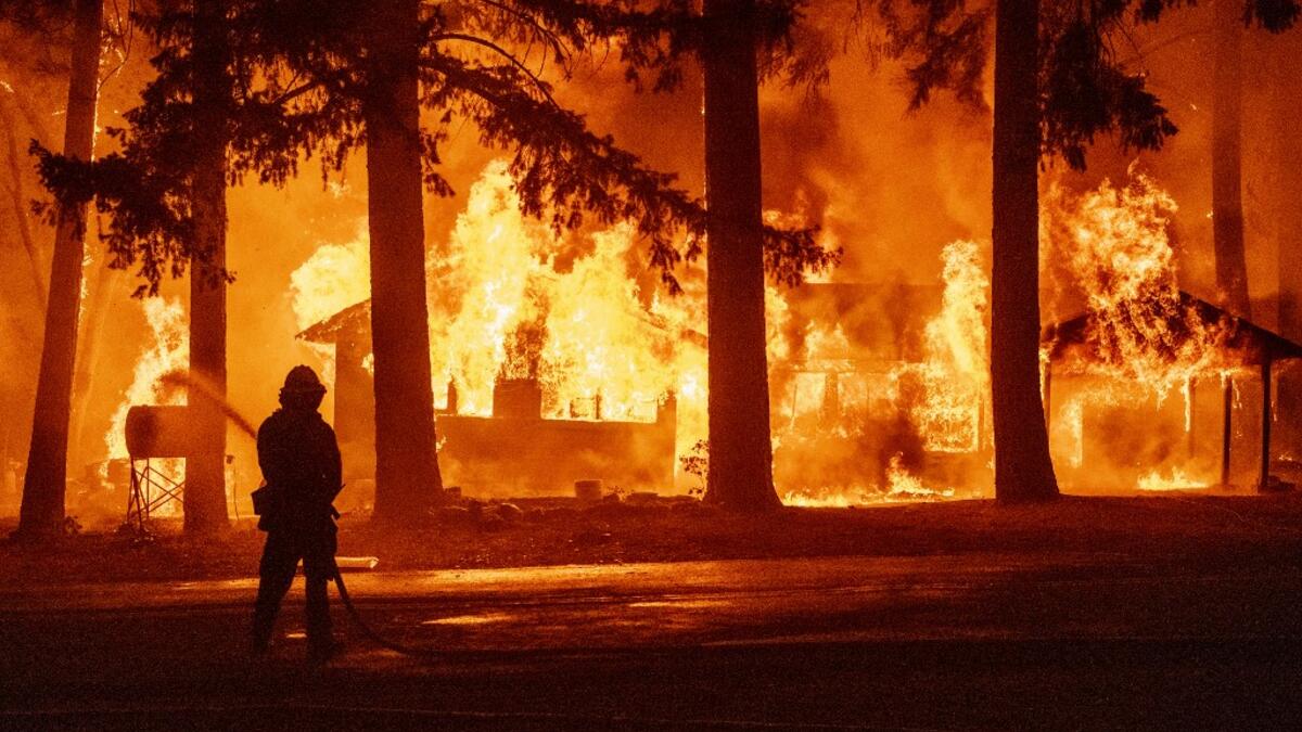 Wildfires erupts in Northern California Forests