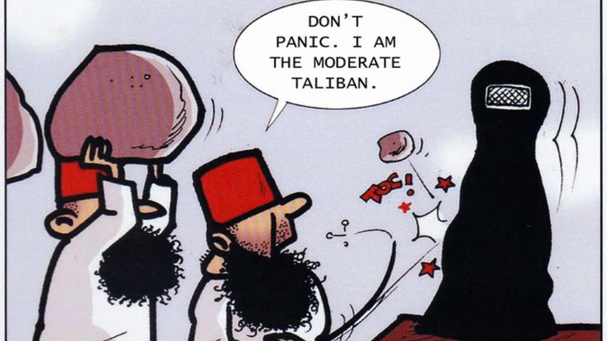 Taliban moderation, The Taliban promises the rights of women in Afghanistan will be respected. Miguel Villalba Sánchez (Elchicotriste)