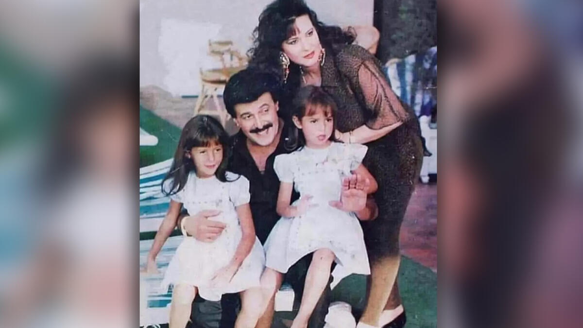 Samir and Dalal with daughters Donia and Amy