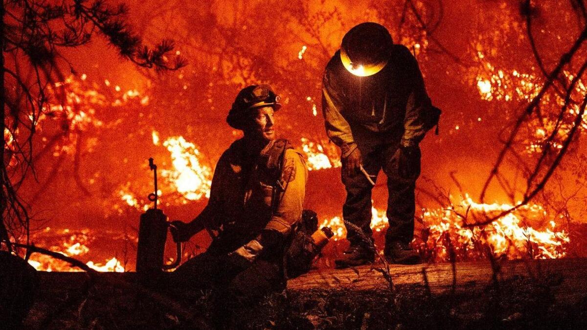 The #caldorfire made a hard push into the Lake Tahoe basin overnight. It also burned part of the Sierra ski resort shown here. More than 650 structures have burned and thousands more continue to be threatened.