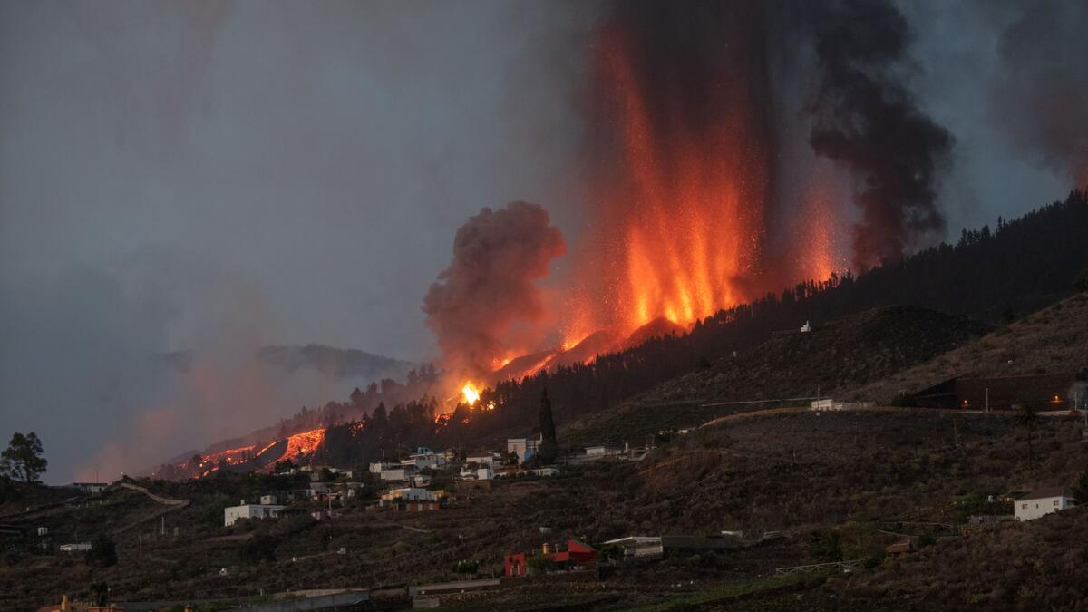 Cumbre Vieja Volcano in Spain
