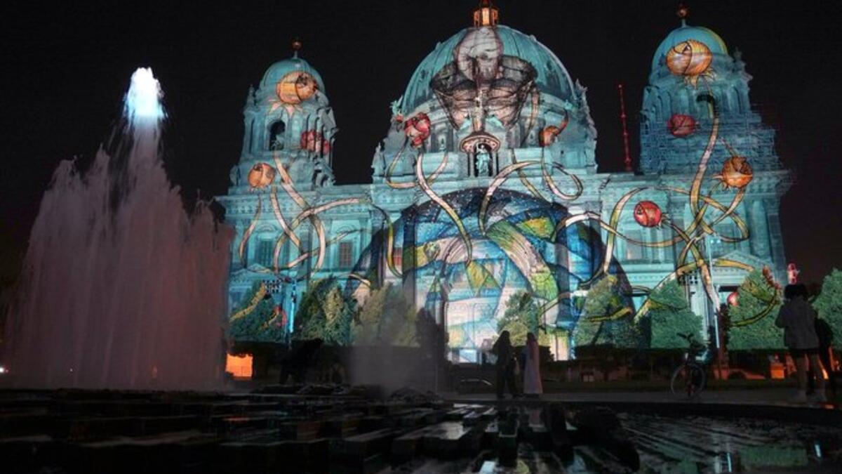 The festival, which will continue till 12 September, will see over 70 locations and buildings -- including the Brandenburg Gate, the Berlin TV Tower, and the Cathedral -- be transformed into works of art.