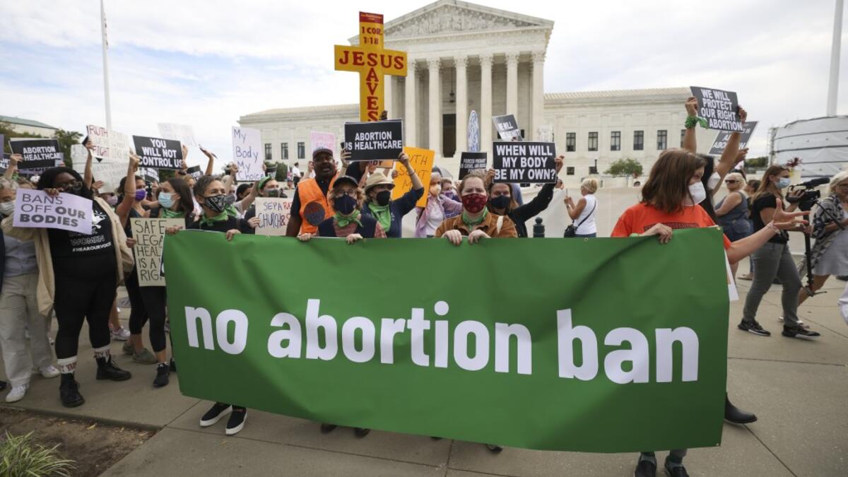 Pro-choice and Anti-abortion Activists Protest in the US