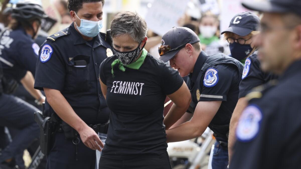 Pro-choice and Anti-abortion Activists Protest in the US