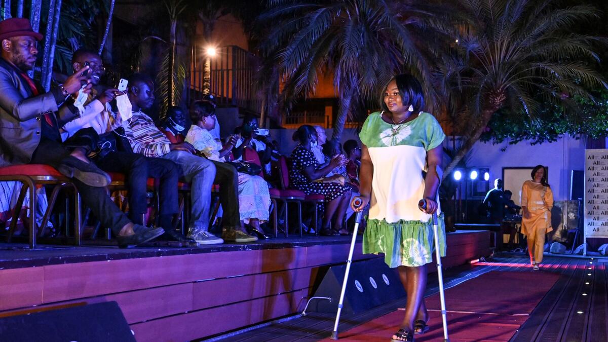 Disabled models breaking taboos on Ivory Coast catwalk
