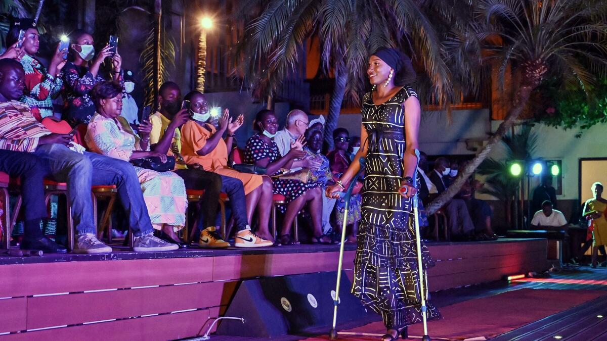 Disabled models breaking taboos on Ivory Coast catwalk