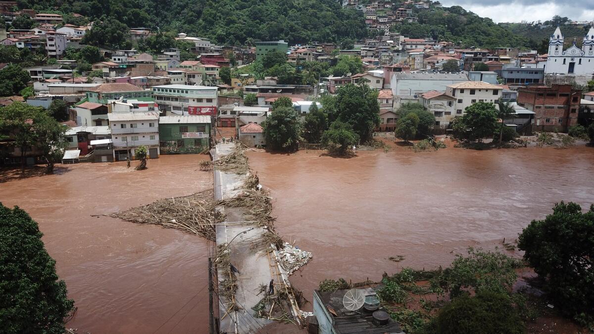 Heavy rains in Brazil