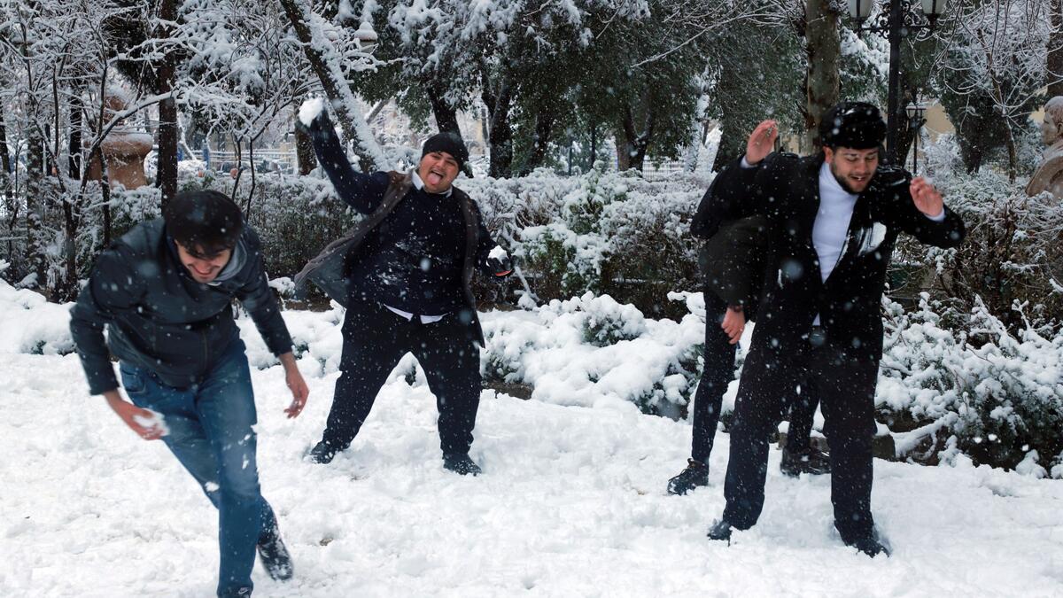 Snow in Kurdistan, Iraq