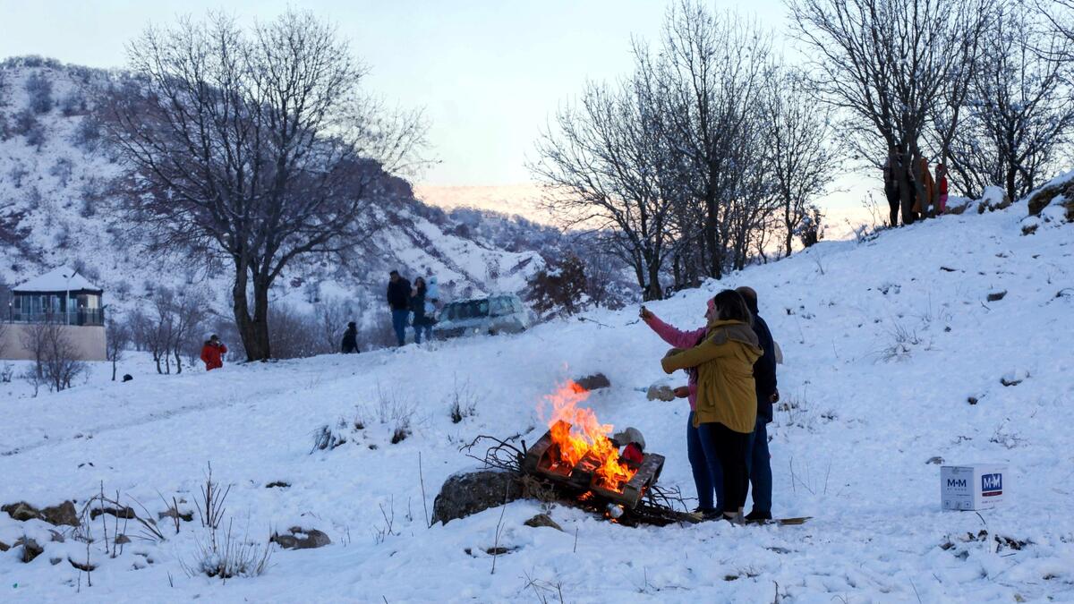 Snow in Kurdistan, Iraq