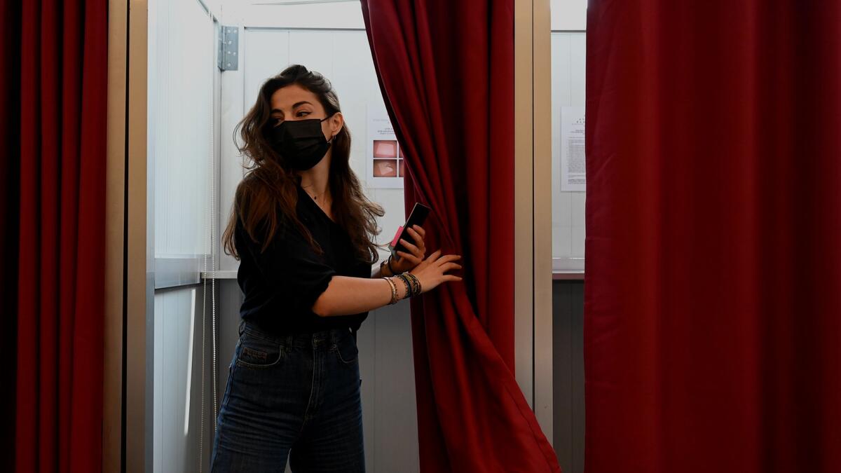 The first round of France's presidential election