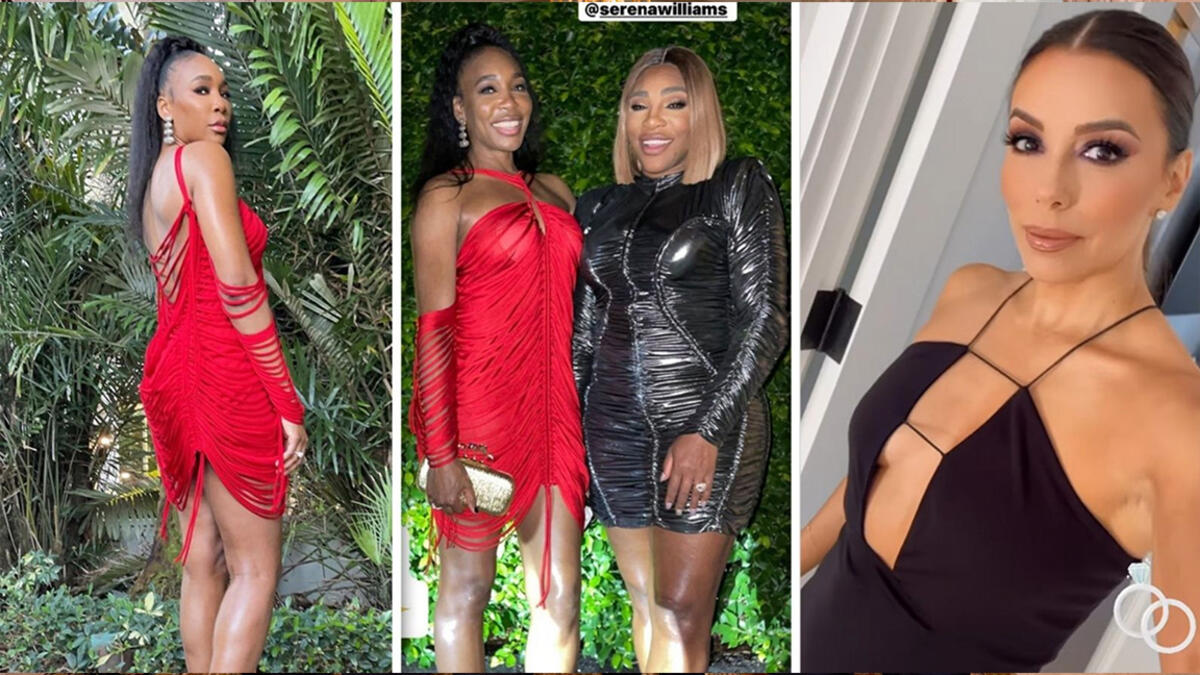 Eva Longoria stuns alongside Venus and Serena Williams at Brooklyn Beckham’s wedding