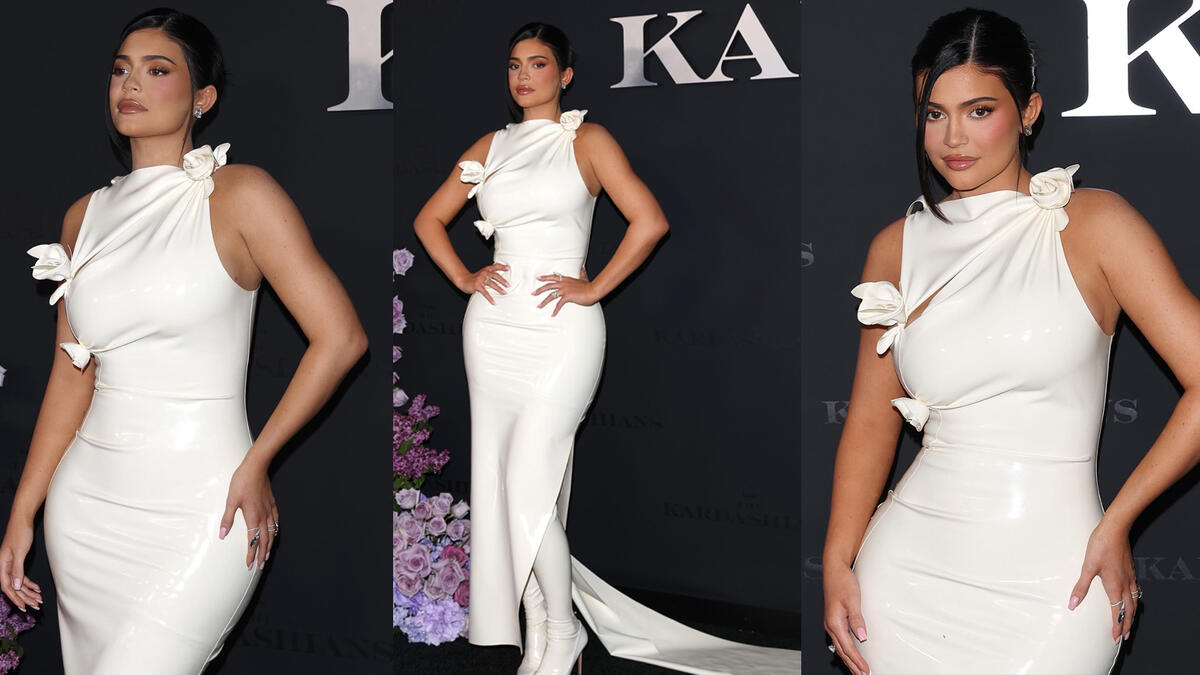 Kylie Jenner at The Kardashian's premiere