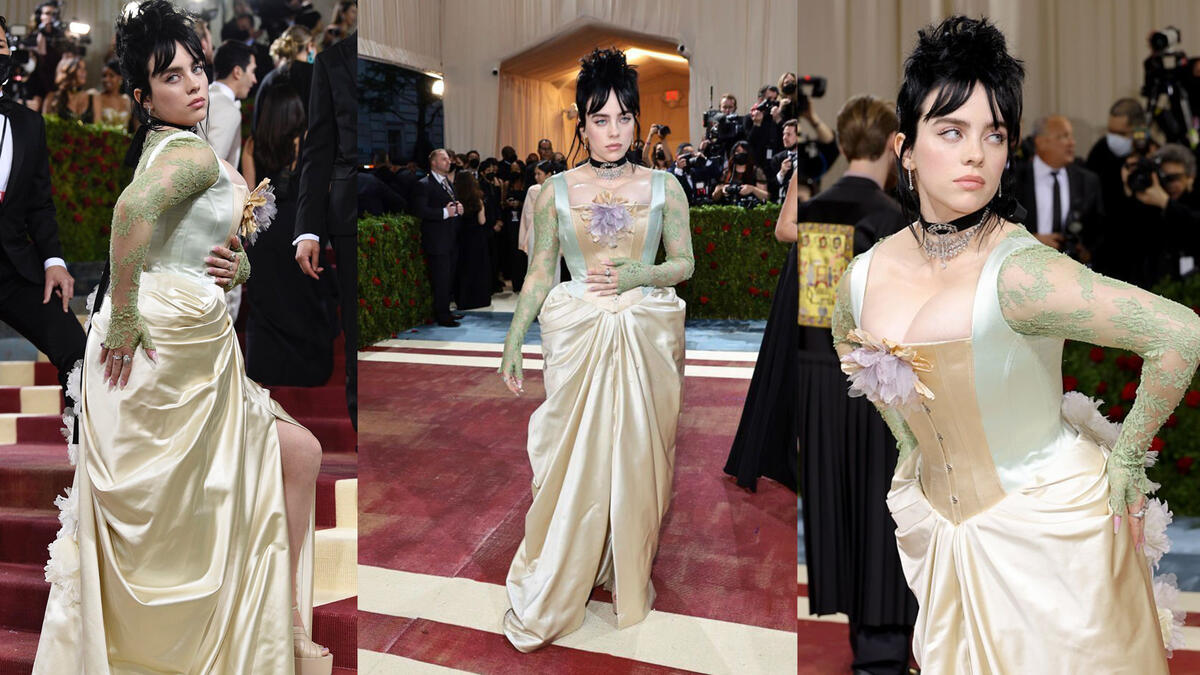 Billie Eilish in Gucci.