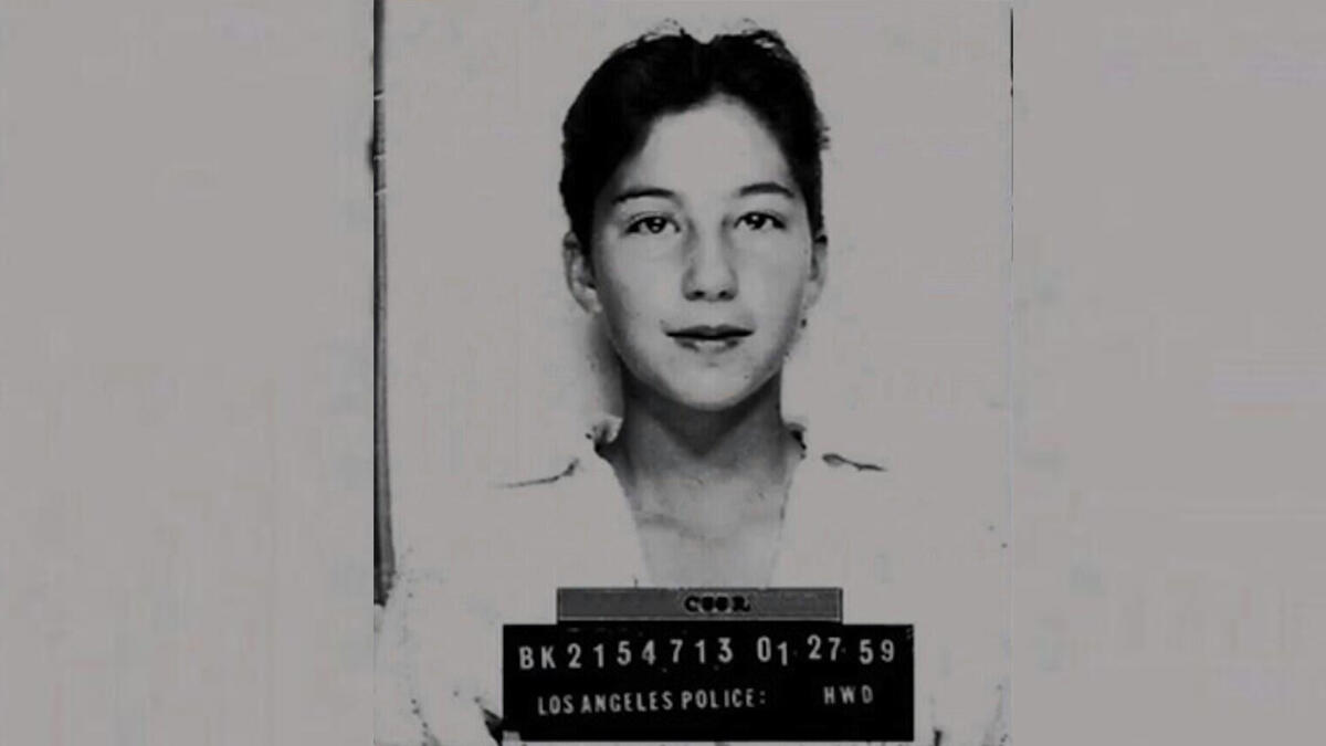 Cher's mugshot from when she was arrested at 13