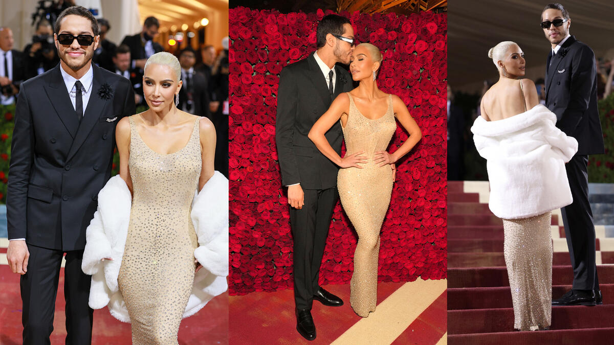 Kim Kardashian and Pete Davidson