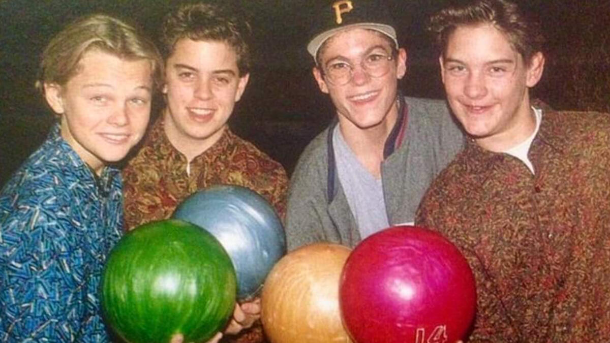 Leonardo DiCaprio, Alexander Polinsky, Brian Austin Green and Tobey Maguire