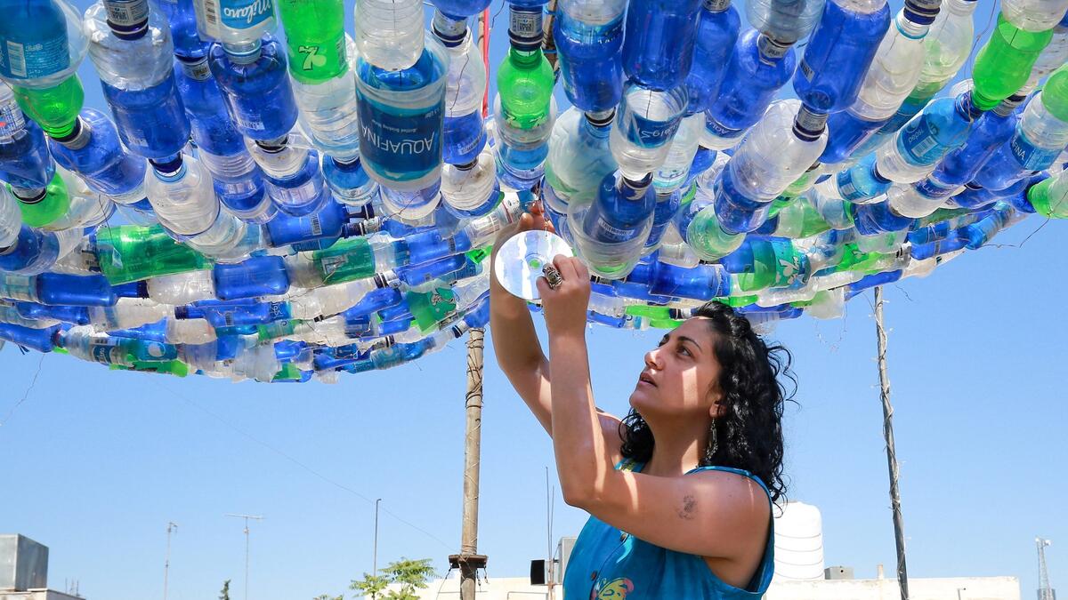 Jordanian-based Artist Raises Awareness About Environment Through Art