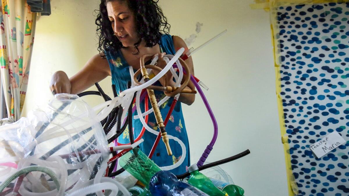 Jordanian-based Artist Raises Awareness About Environment Through Art