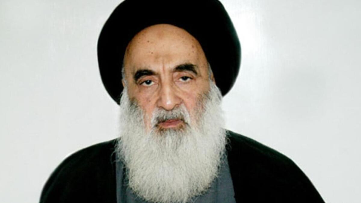 المركز التاسع: المرجع الشيعي الأعلى في العراق علي السيستاني