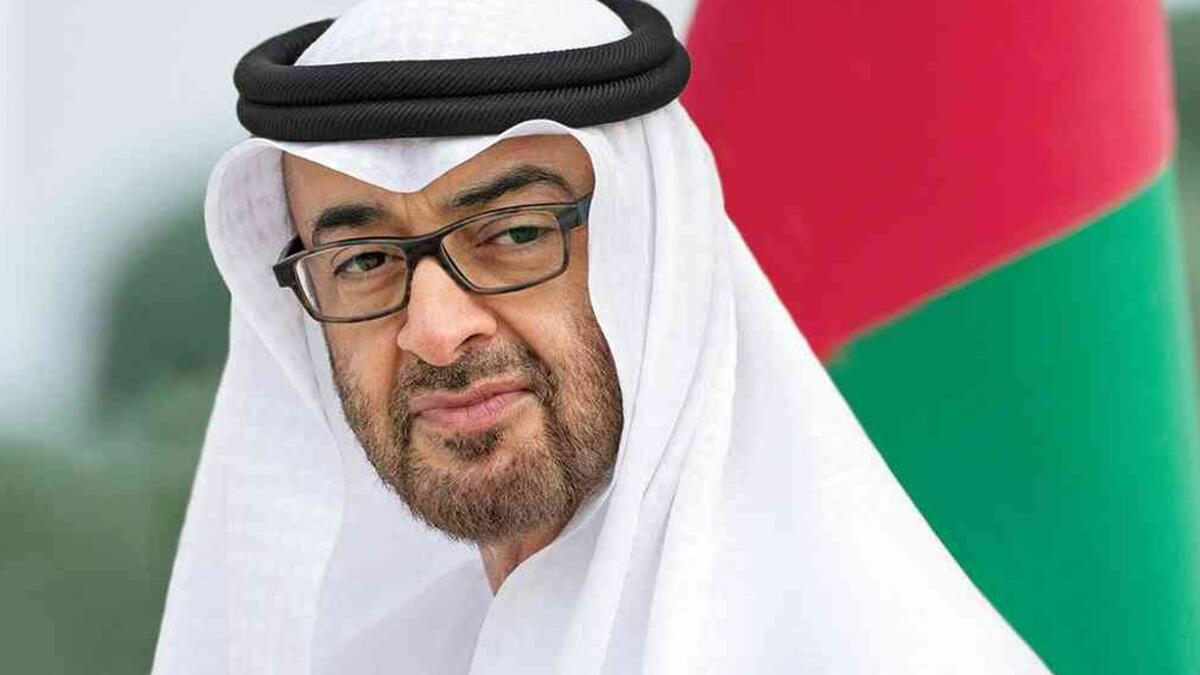 المركز الثامن: الرئيس الإماراتي الشيخ محمد بن زايد آل نهيان