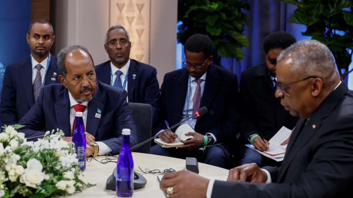 Somalia's Sheikh Mahmood with