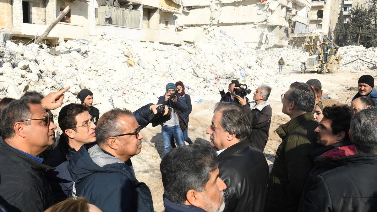 Aleppo devastation