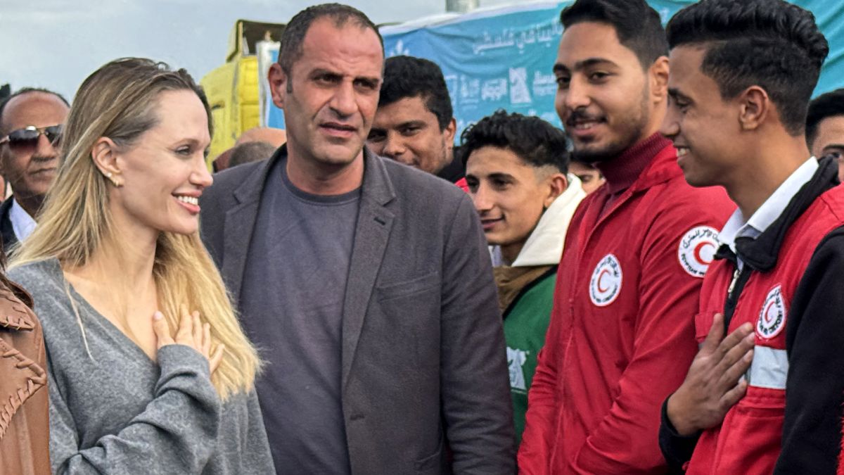 "Beyond Description": Angelina Jolie visits Rafah crossing