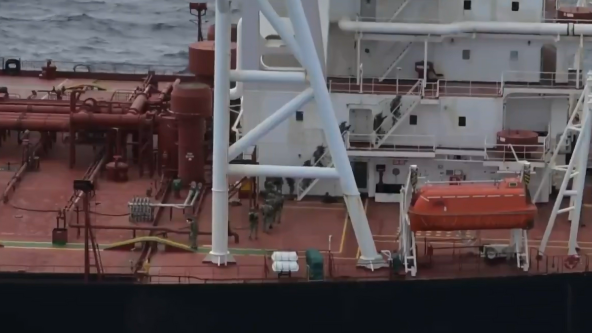 US Navy intercepts Iran-linked tanker in high seas operation