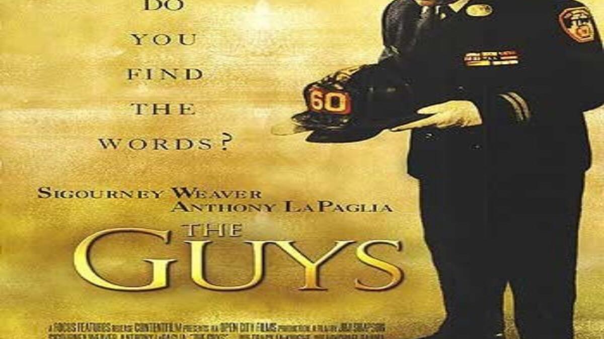 دارت الدراما الإنسانية The Guys، حول قصة قائد المطافئ الذي يفقد ثمانية من رجاله في انهيار مركز التجارة العالمي، ويحاول أحد المحررين مساعدته في إعداد كلمات التأبين التي يجب أن يلقيها.
