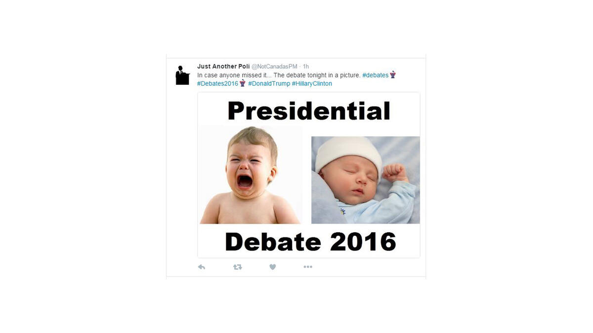US presidential debate