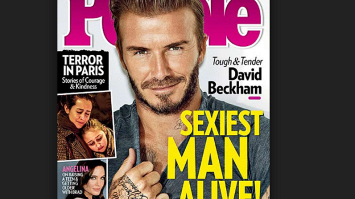 2015: ديفيد بيكهام (43 عامًا)