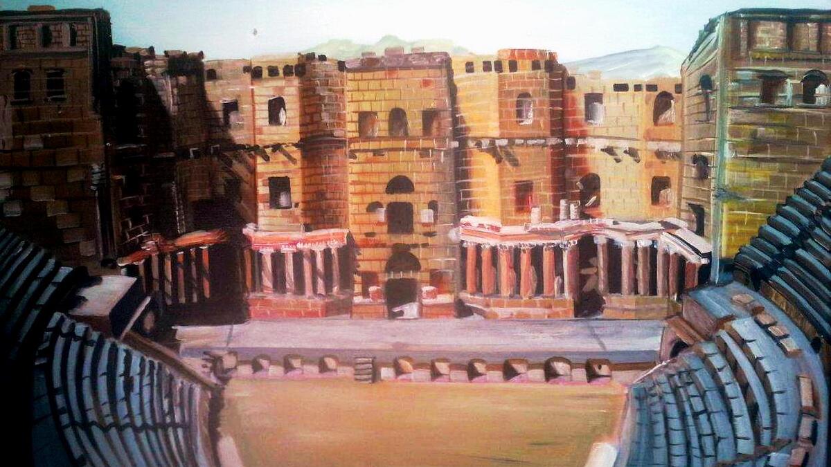 Bosra-al-sham-citadel-roman-theater-zaatari-camp-art-palmyra-2015