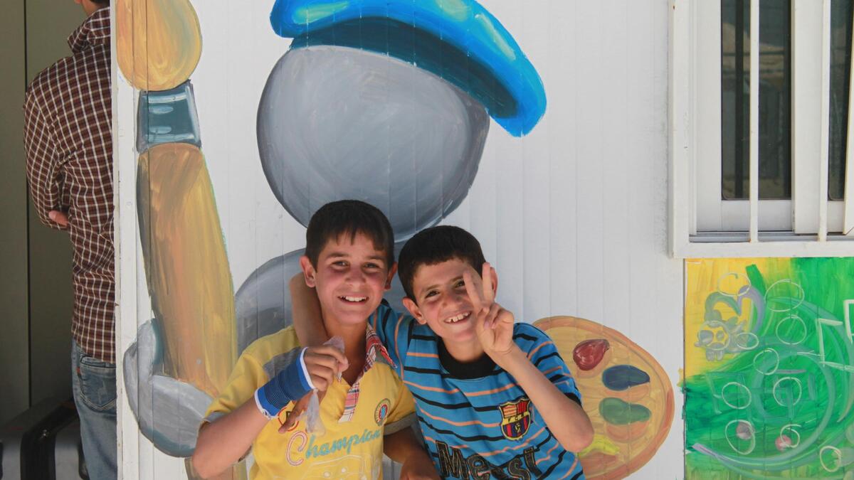 Zaatari-Camp-Children-IRD-art-palmyra-2015