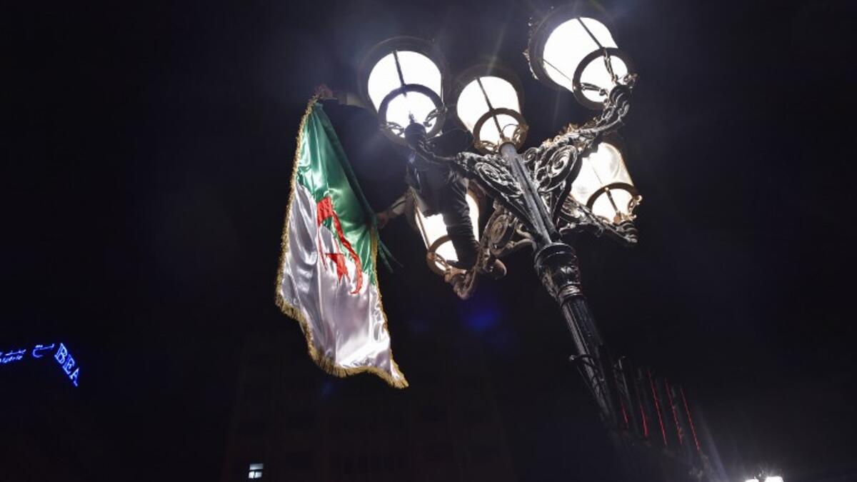 Algerians demonstrate in the capital Algiers against ailing President Abdelaziz Bouteflika's bid for a fifth term
RYAD KRAMDI / AFP