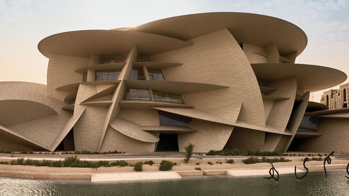 Amazing Architecture The National Museum of Qatar has been inspired by rare desert roses to create a stunning design (Twitter)