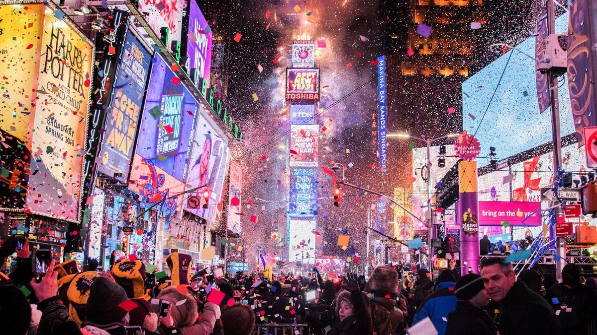 2019 Times Square ball (Twitter)