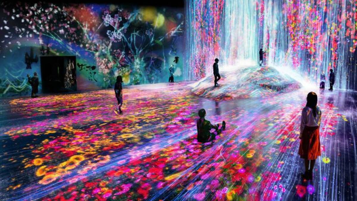 The Mori Digital Art Museum, Japan. (borderless.teamlab.art)