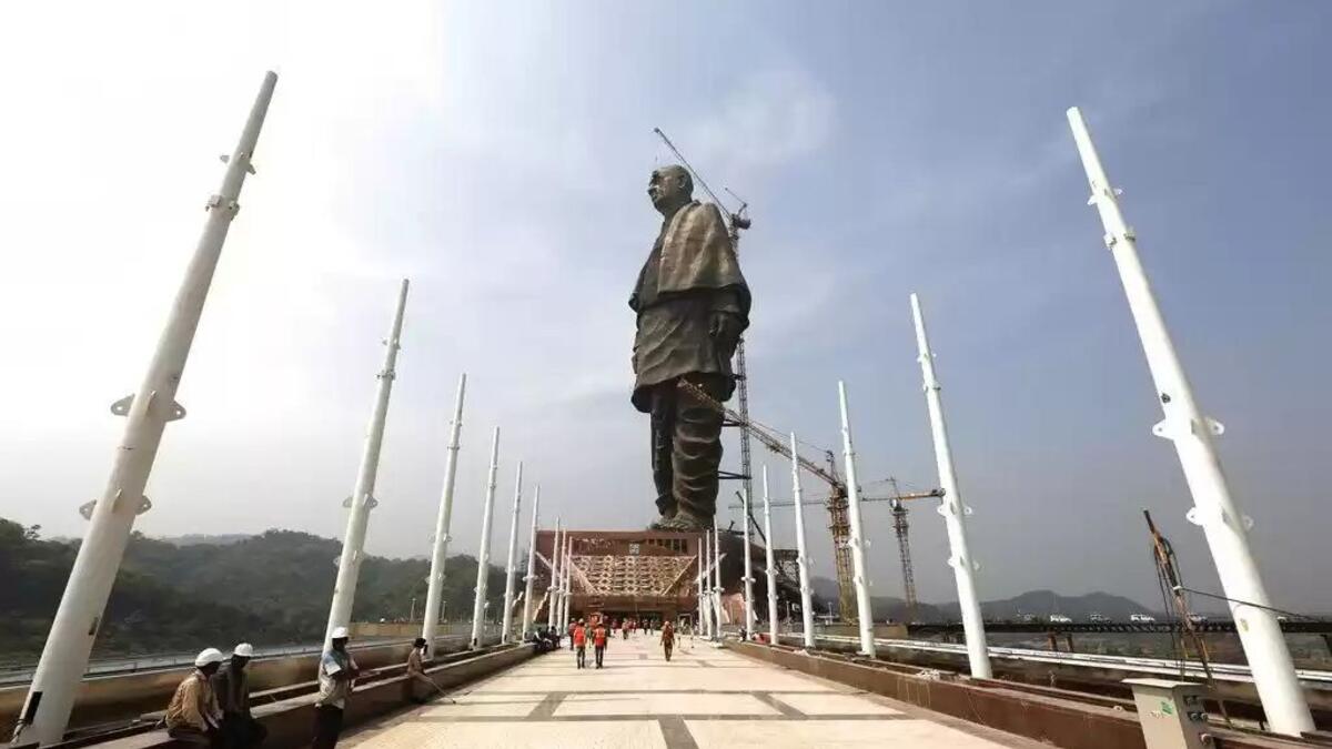 Statue Of Unity in India. (Twitter)