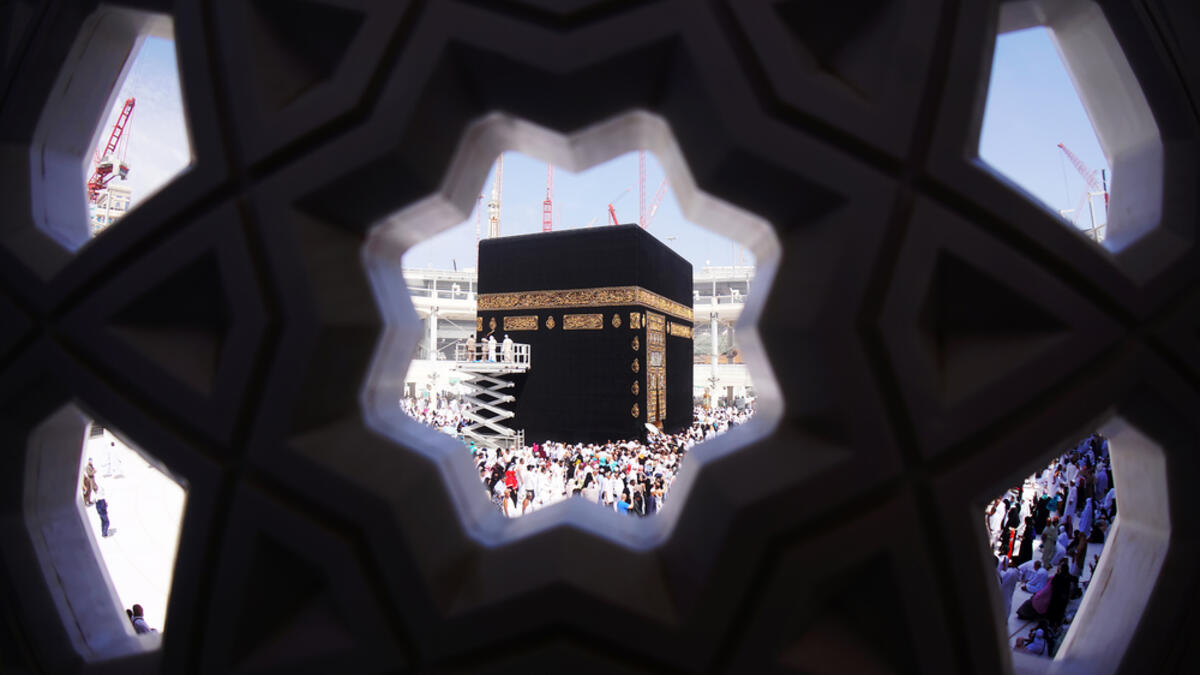 Muslims are doing tawaf around the Kaaba in Masjidil Haram in Makkah, Saudi Arabia (Shutterstock/File Photo)