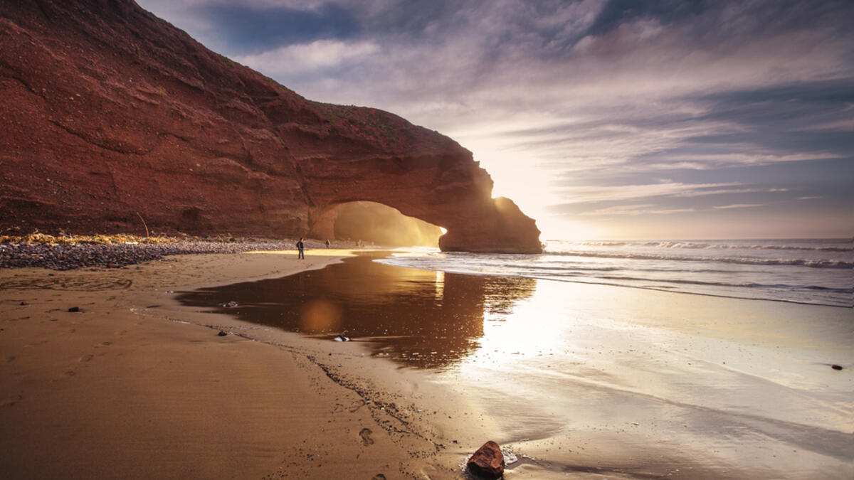 Legzira, Morocco
Rock archway collapses on to beach in Morocco. One of two archways regarded as natural wonders comes down at Legzira beach, leaving a pile of rubble on Atlantic coast (Shutterstock/File Photo)