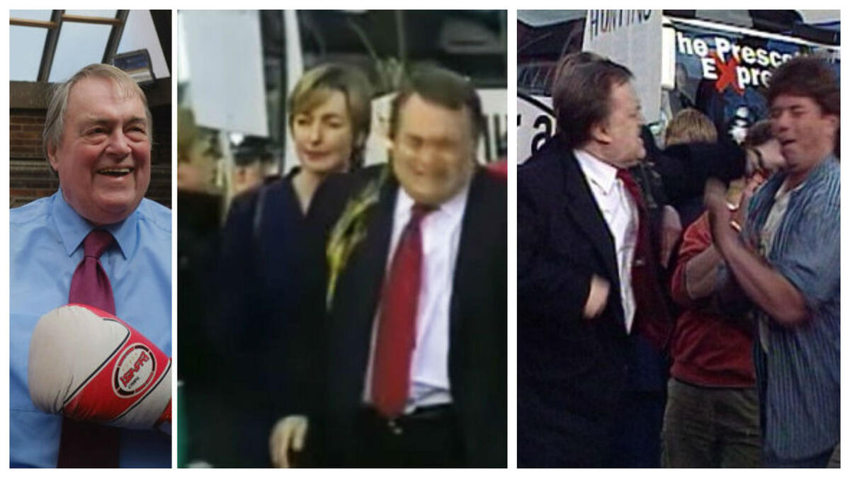 في 2001 قام مجهول بإلقاء بيضة على رأس السياسي البريطاني "جون بريسكوت"، السياسي في حزب العمال البريطاني، ورد الملاكم السابق بلكمة خاطفة على وجه المهاجم.