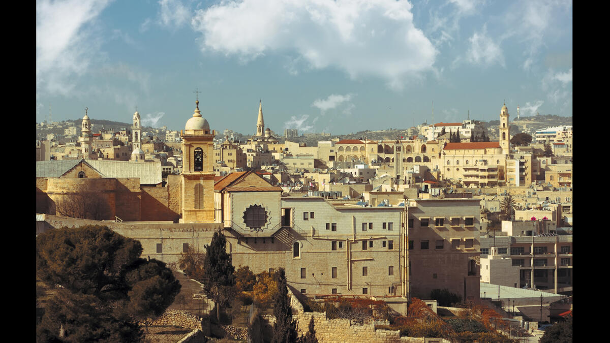 Although Jesus’s crucifixion (and subsequent resurrection) occurred in Jerusalem, which is currently under Israeli control, legend has it that he was born in Bethlehem, a historically Palestinian city that’s still fully Palestinian.