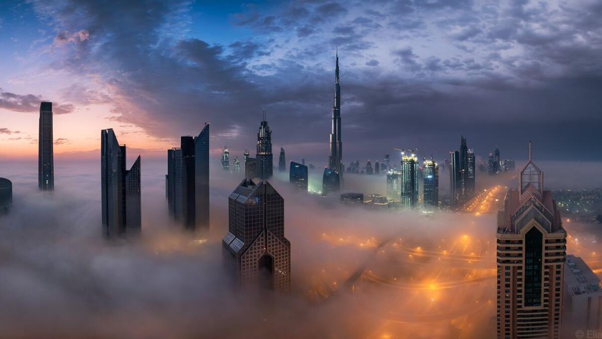 Panorama city of Dubai,UAE (Facebook)