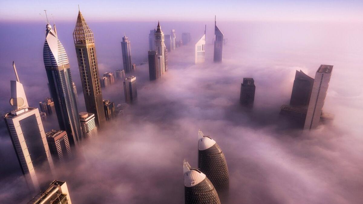 Panorama city of Dubai,UAE (Facebook)